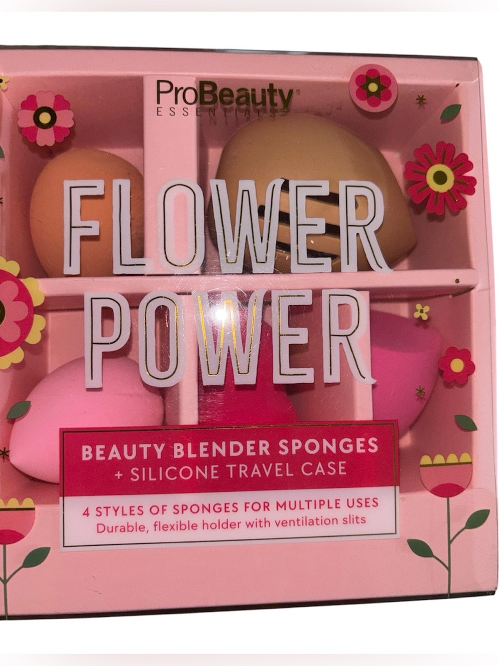 Flower power beauty blender sponges